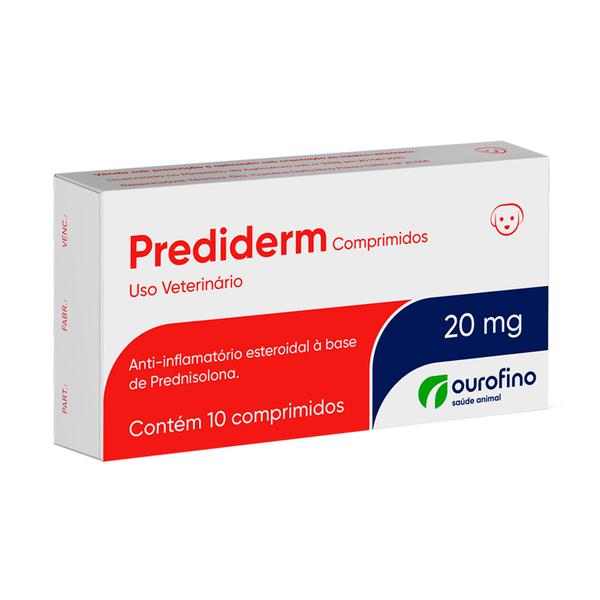 PREDIDERM 20MG C/10CPDS