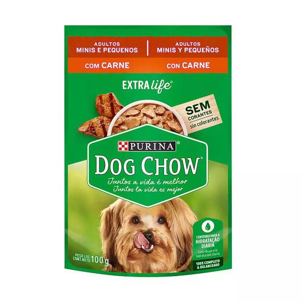 SACHE CAO DOG CHOW 100G AD RP CARNE