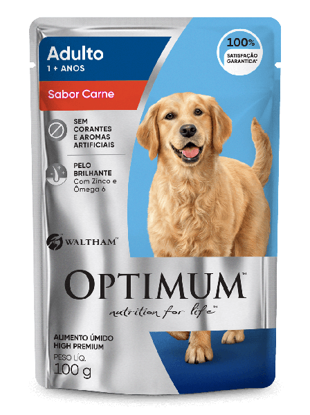 SACHE CAO OPTIMUM DOG 100G CARNE AD