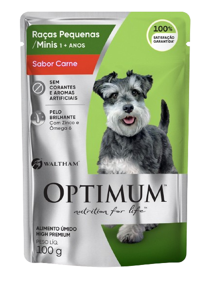 SACHE CAO OPTIMUM DOG 100G CARNE AD RP