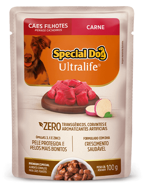 SACHE CAO SPECIAL DOG ULTRA 100G  CARNE FILHOTE