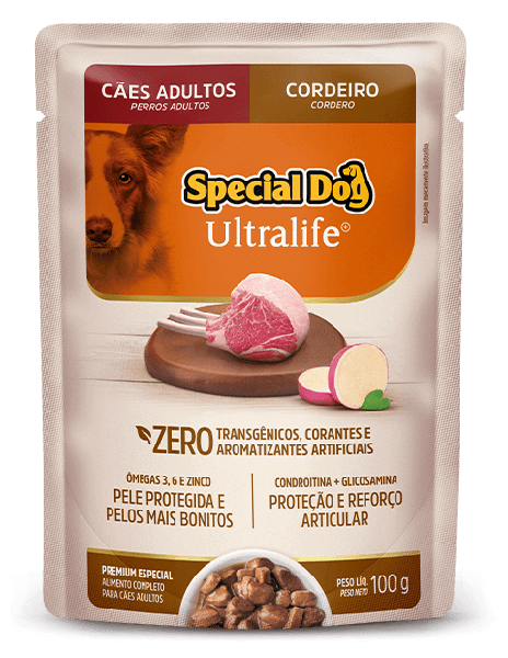 SACHE CAO SPECIAL DOG ULTRA 100G  CORDEIRO AD