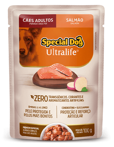 SACHE CAO SPECIAL DOG ULTRA 100G  SALMAO AD