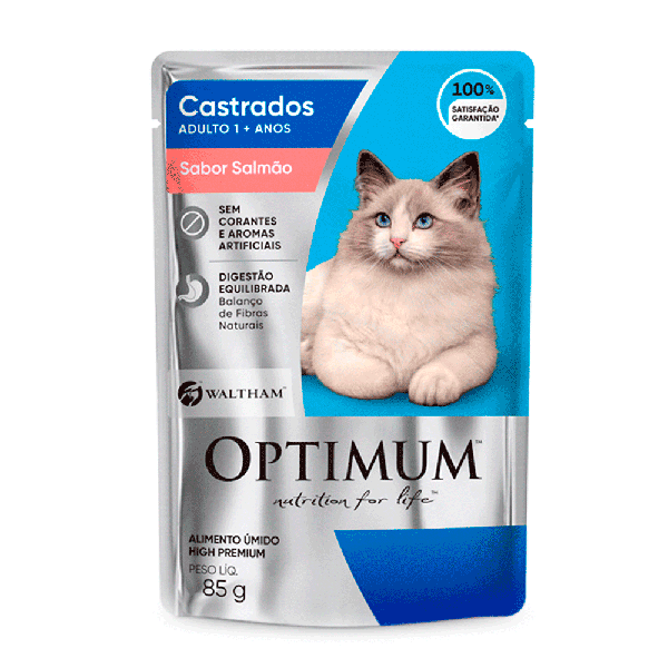 SACHE GATO OPTIMUM CAT 85G SALMAO CAST