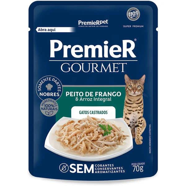 SACHE GATO PREMIER GOURMET 70G AD CAST FRANGO