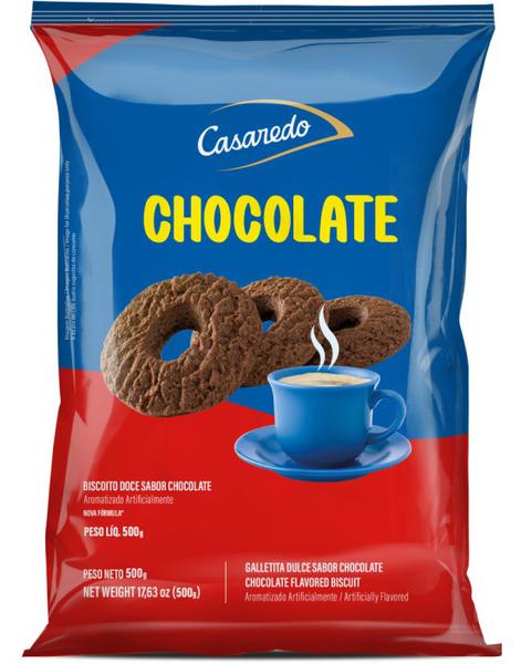 BOLACHA CHOCOLATE CASAREDO 500G