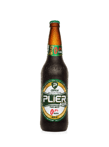CERVEJA MALZBIER PLIER ZERO ALCOOL 600 ML VIDRO