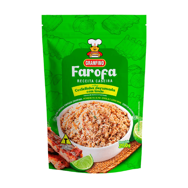 FAROFA COSTELINHA COM LIMAO 250G
