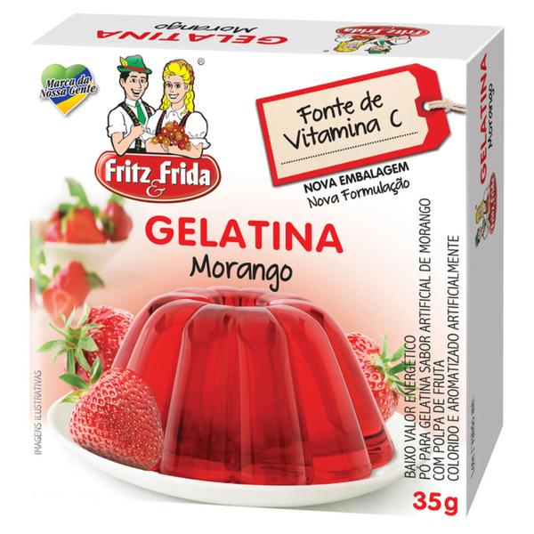 GELATINA MORANGO FRITZ E FRIDA