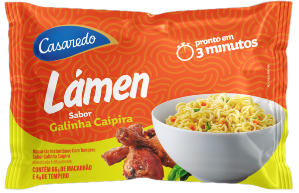 MACARRAO INSTANTANEO CASAREDO CAIPIRA 66G