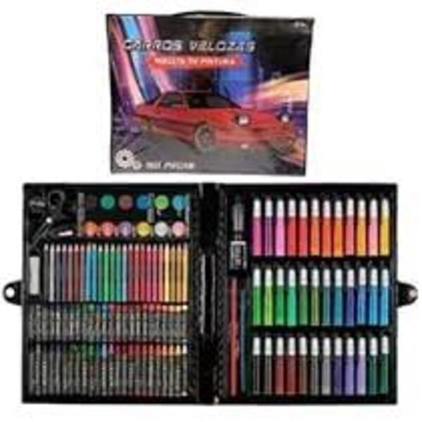 MALETA DE PINTURA ARTISTICA 168PCS R.TK-CR19 AKASH