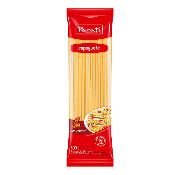 MASSA PARATI ESPAGUETE FURRADA 750G