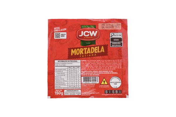 MORTADELA FATIADA JCW 150G