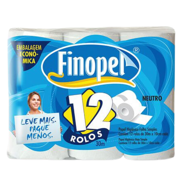 PAPEL FINOPEL C 12 ROLOS