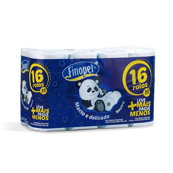 PAPEL HIG. FINOPEL ECONOMICO 30M 16 ROLOS