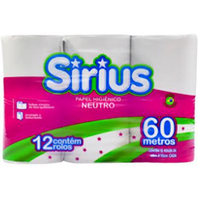 PAPEL HIGIENICO SIRIUS FS 60MT C 12