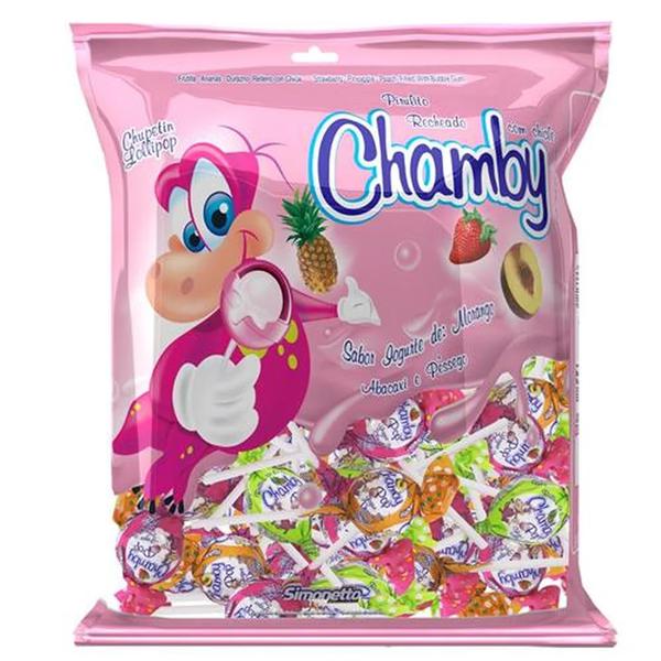 PIRULITO CHAMBY POP SORTIDO COM CHICLE SIMONETTO 1