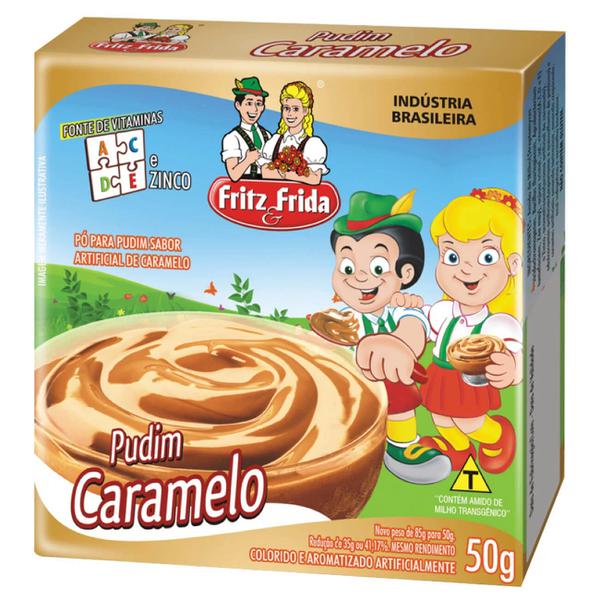 PUDIM CARAMELO FRITZ E FRIDA