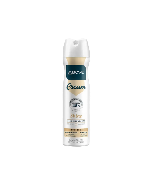 DESODORANTE ABOVE 150ML CREAM SHINE 72H