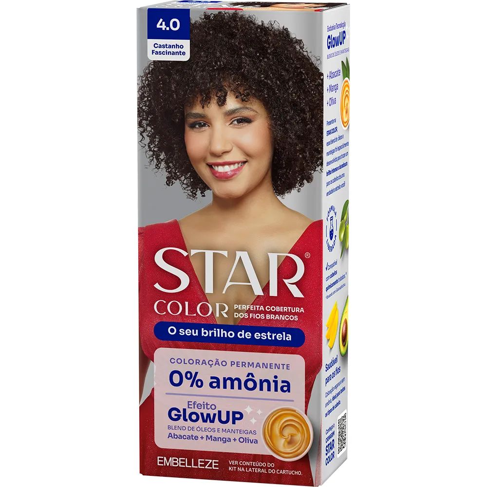 TINTA STAR COLOR 0% AMONIA 4.0 CAST FACI