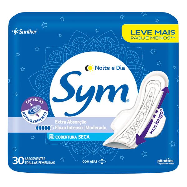 ABSORVENTE SYM 30UN SECA NOIT E DIA C/ A