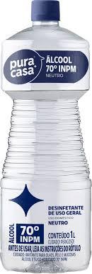 ALCOOL LIQ 1L PURA CASA 70