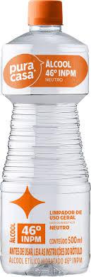 ALCOOL LIQ PURA CASA 500ML 46