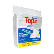 ALGODAO TOPZ 100UN QUADRADO