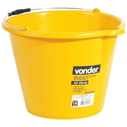 BALDE PLAST VONDER 12L EXTRA REFORCADO