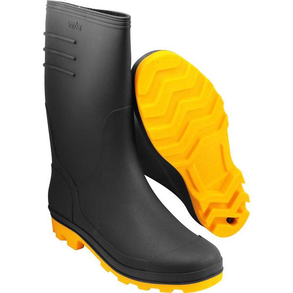 BOTA VONDER 39 PRETA AMARELA