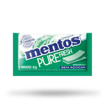 CHICLETE MENTOS PURE FRESH 8,5G SPEARMIN