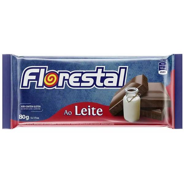 CHOCOLATE FLORESTAL 80G AO LEITE