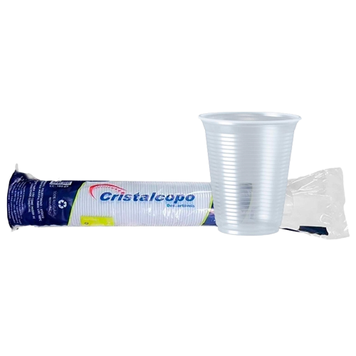 COPO DESCARTAVEL CRISTALCOPO 200ML PP 10