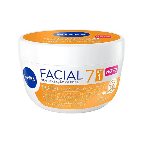 CREME FACIAL NIVEA 100G 7EM1 VITAMINA C