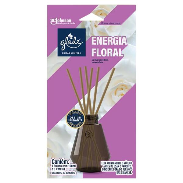 DIFUSOR GLADE 100ML ENERGIA FLORAL