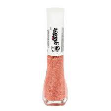 ESMALTE HITS 8ML GLITTER DIAMANTE ROSA E