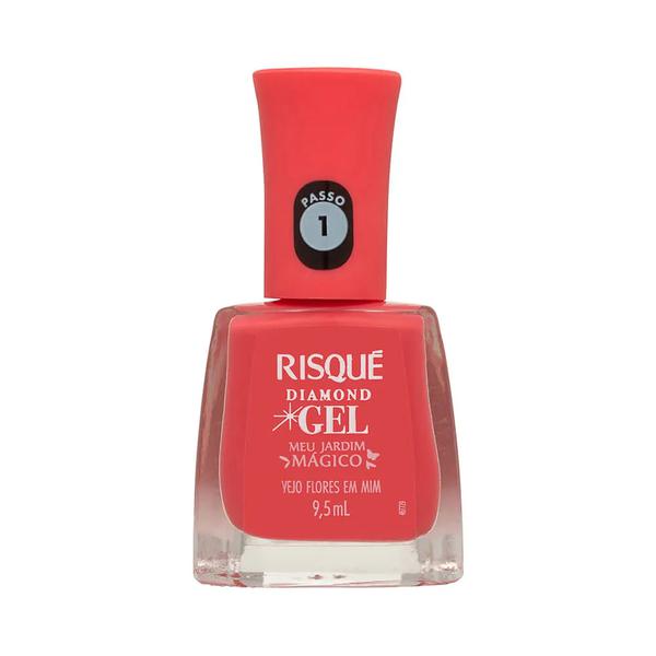 ESMALTE RISQUE DIAMOND VEJO FLORES MIM