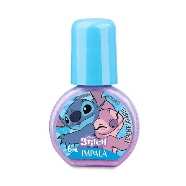ESMALTE IMPALA INFANTIL STITCH GLITTER N