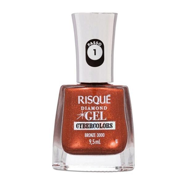 ESMALTE RISQUE DIAMOND GEL CYBERCOLORS B