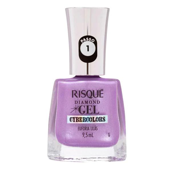 ESMALTE RISQUE DIAMOND GEL CYBERCOLORS E