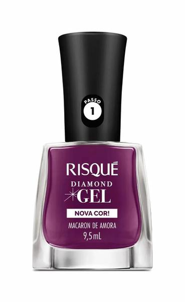 ESMALTE RISQUE DIAMOND GEL MACARON DE AM