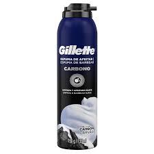 ESPUMA BARB GILLETTE 155ML CARBONO CARVA