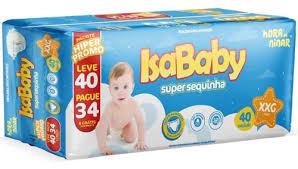FRALDA ISABABY SUPER SEQ HIPER XXG 40UN