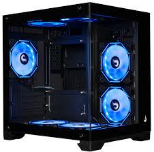GABINETE GAMER RISE MODE GALAXY GLASS M