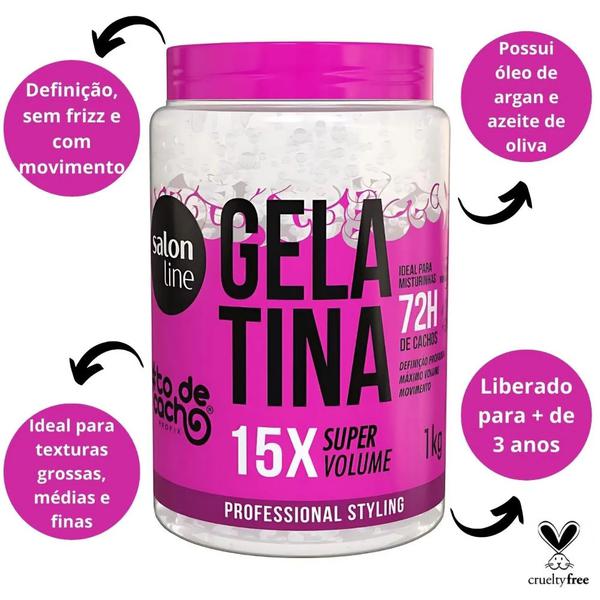 GELAT SALON LINE 1KG TODECACHO SUPER VOL
