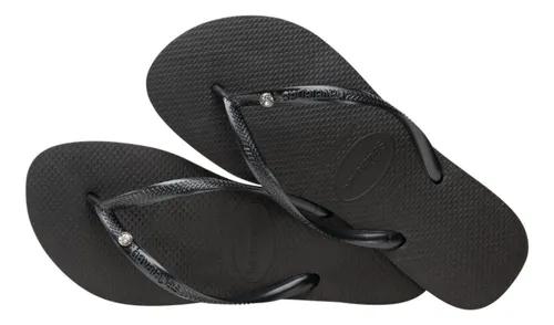 HAVAIANAS CRYSTAL SW II SLIM 35/36 PRETO