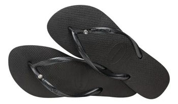 HAVAIANAS CRYSTAL SW II SLIM 35/36 PRETO
