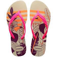 HAVAIANAS FEM FANTASIA STYLE 33/34 BEGE