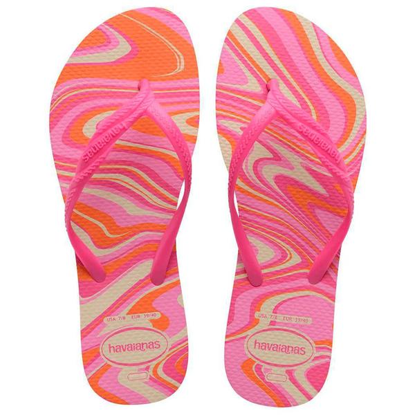 HAVAIANAS FEM FANTASIA STYLE 39/40 BEGE