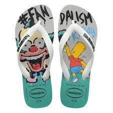 HAVAIANAS SIMPSONS TOP 37/38 BEGE PALHA